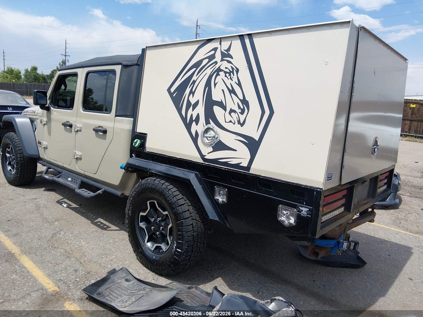 Vin: 1c6jjtbm3nl156811, lot: 45918358, jeep gladiator rubicon 4x4 20223