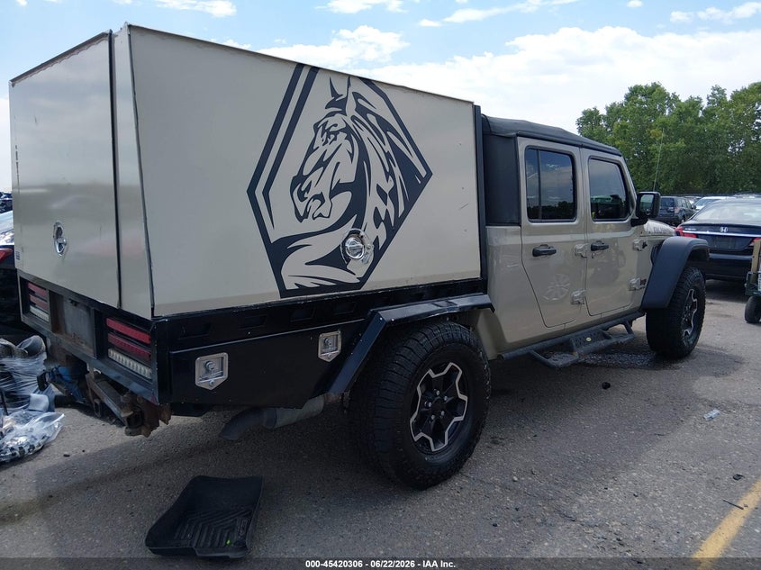 Vin: 1c6jjtbm3nl156811, lot: 45918358, jeep gladiator rubicon 4x4 20224