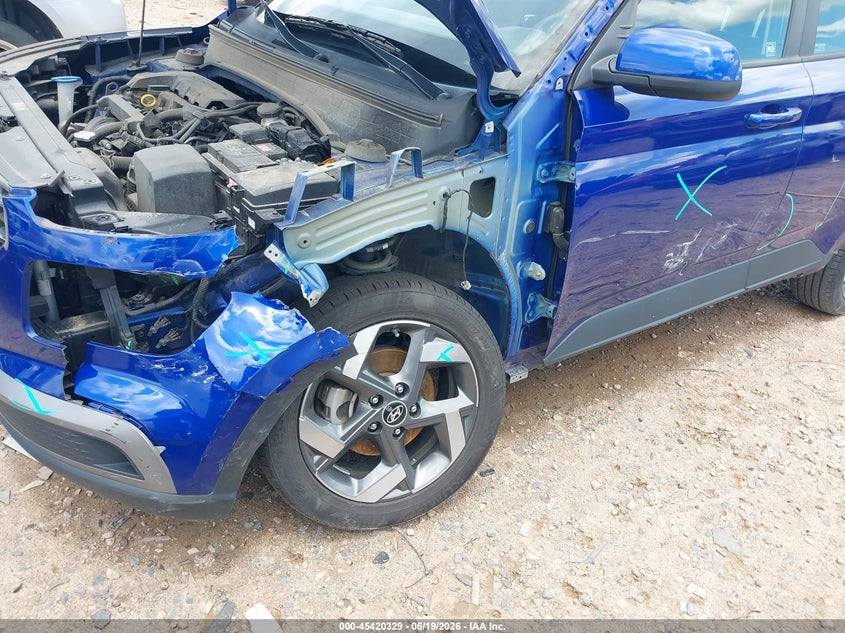 2021 Hyundai Venue Sel VIN: KMHRC8A30MU077693 Lot: 45420329