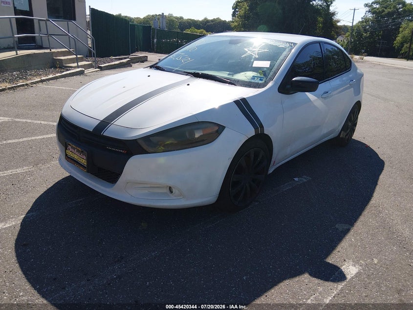 Vin: 1c3cdfbb5gd516722, lot: 45918395, dodge dart sxt 20162