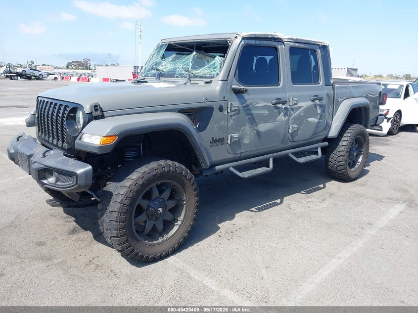 Vin: 1c6hjtag3ml543450, lot: 45918460, jeep gladiator california edition 4x4 20212