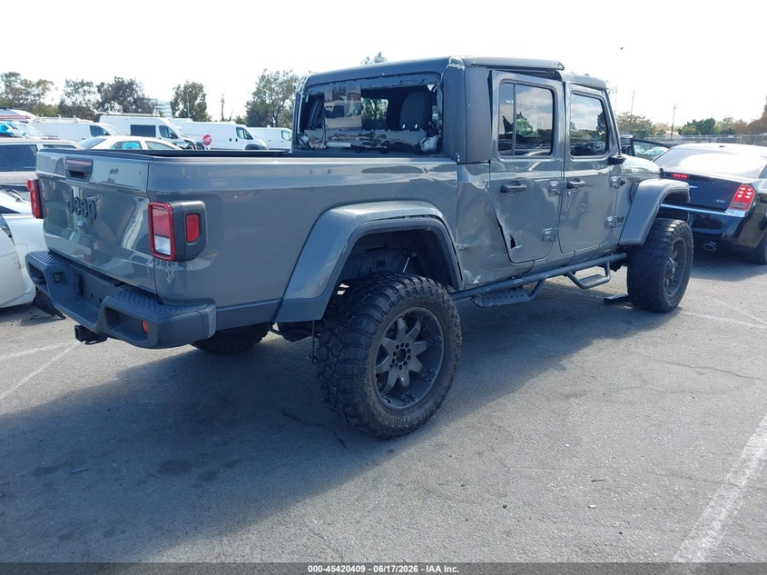 Vin: 1c6hjtag3ml543450, lot: 45918460, jeep gladiator california edition 4x4 20214