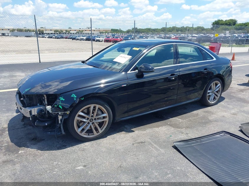 Vin: waudaaf4xpn021169, lot: 45918478, audi a4 premium 45 tfsi s line quattro s tronic 20232