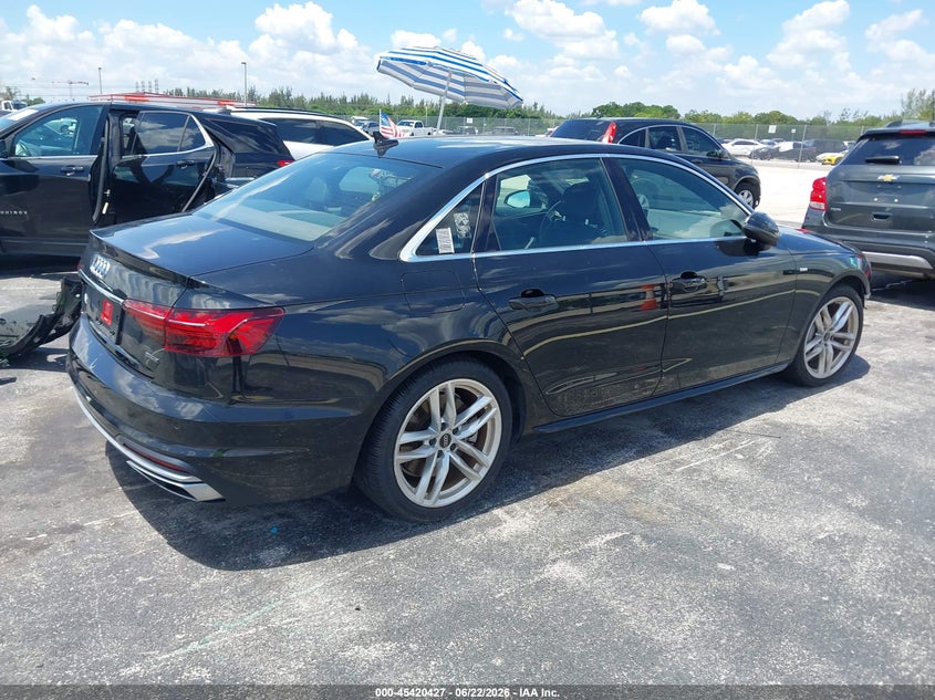 Vin: waudaaf4xpn021169, lot: 45918478, audi a4 premium 45 tfsi s line quattro s tronic 20234