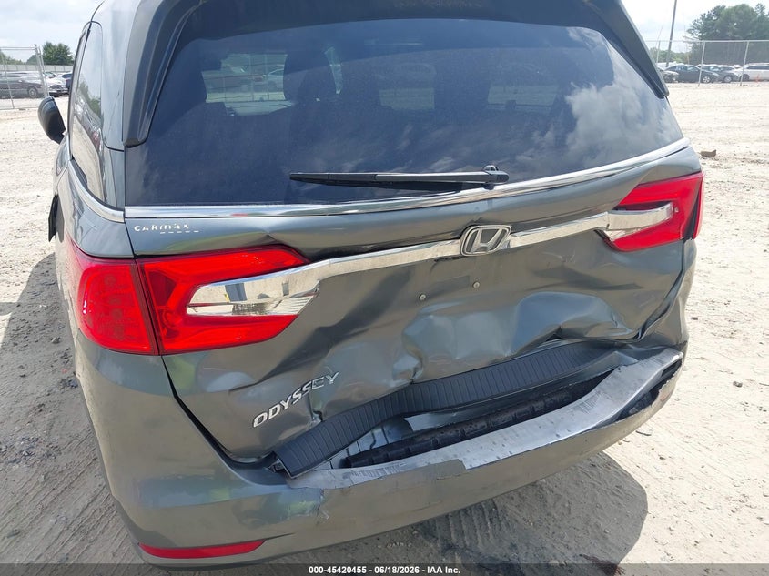2018 Honda Odyssey Ex-L VIN: 5FNRL6H71JB034387 Lot: 45420455