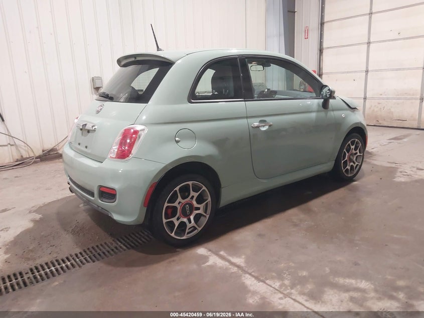 Vin: 3c3cffbr4ft508529, lot: 45918510, fiat 500 sport 20154