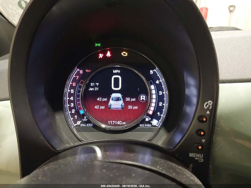 2015 Fiat 500 Sport VIN: 3C3CFFBR4FT508529 Lot: 45420459