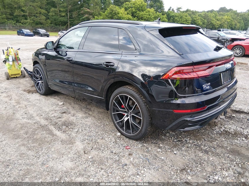 Vin: wa1fvaf12ld027127, lot: 45918564, audi q8 prestige 55 tfsi quattro tiptronic 20203