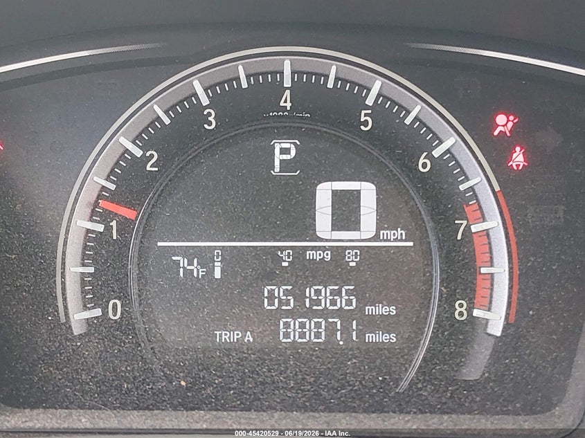 2016 HONDA CIVIC SEDAN 2.0L I-4 DOHC, VVT, 158HP