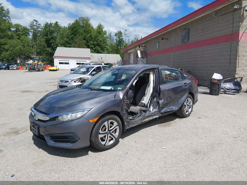 2016 HONDA CIVIC SEDAN 2.0L I-4 DOHC, VVT, 158HP