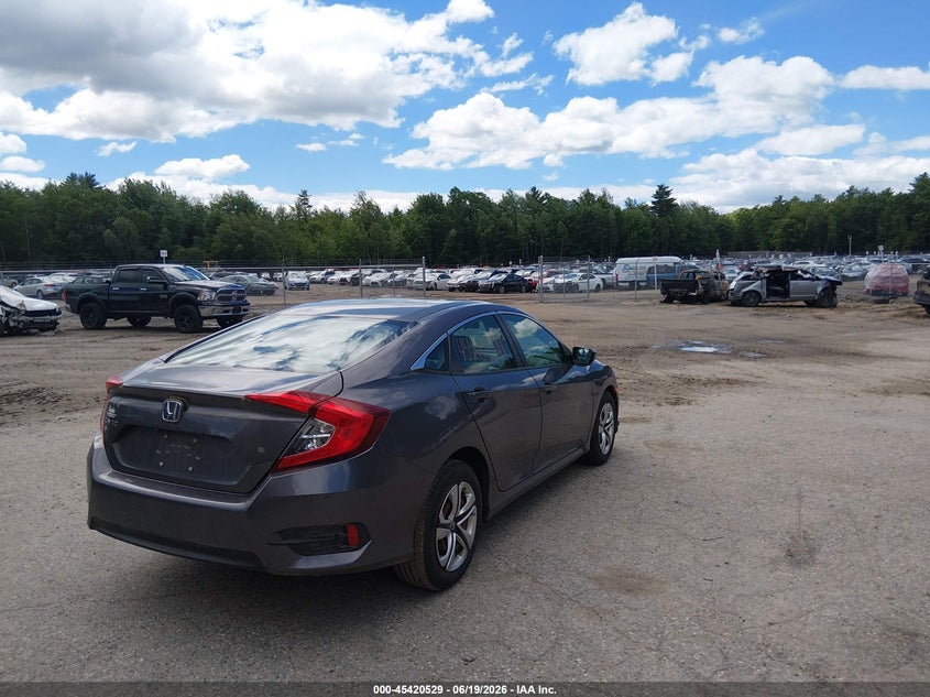 2016 HONDA CIVIC SEDAN 2.0L I-4 DOHC, VVT, 158HP