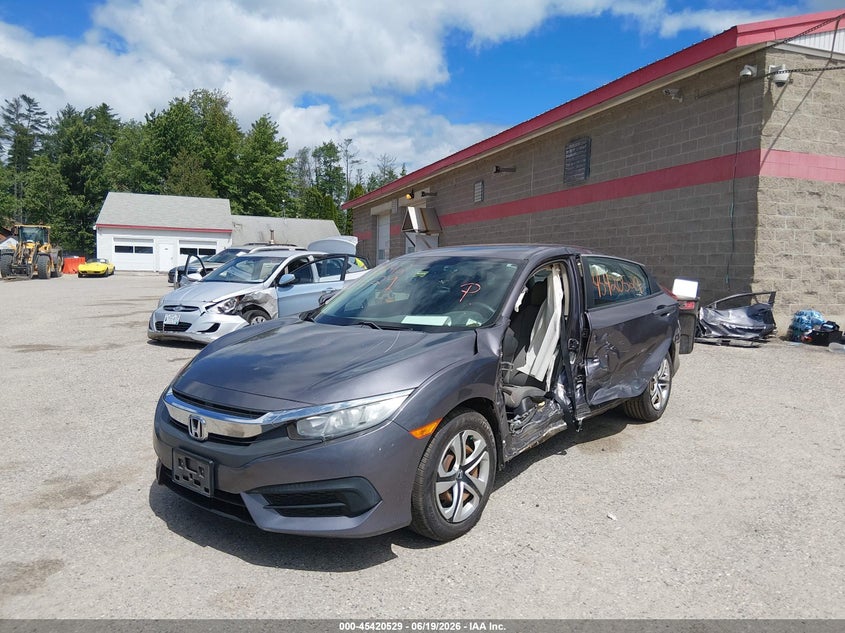 2016 HONDA CIVIC SEDAN 2.0L I-4 DOHC, VVT, 158HP