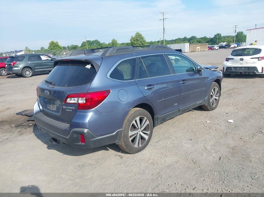 Vin: 4s4bsenc9j3337703, lot: 45918608, subaru outback 3.6r limited 20184