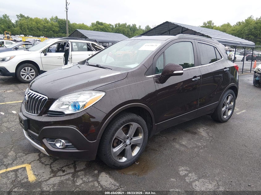 Vin: kl4cjhsb3eb536986, lot: 45918672, buick encore premium 20142