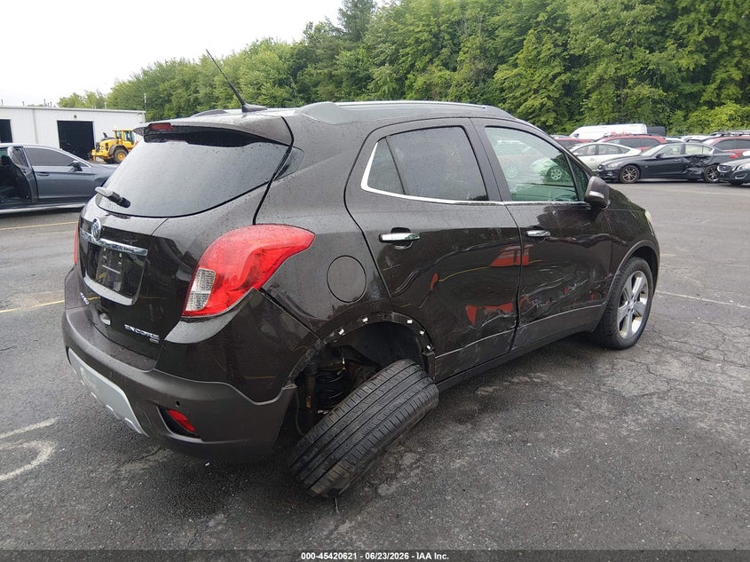 Vin: kl4cjhsb3eb536986, lot: 45918672, buick encore premium 20144