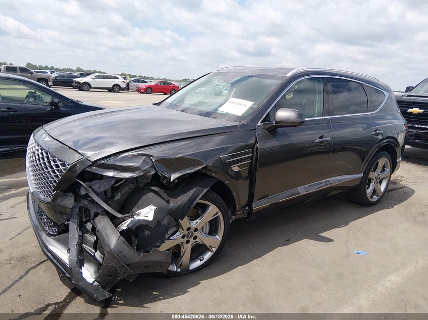 Vin: kmuhcesc6ru181896, lot: 45918676, genesis gv80 3.5t awd 20242
