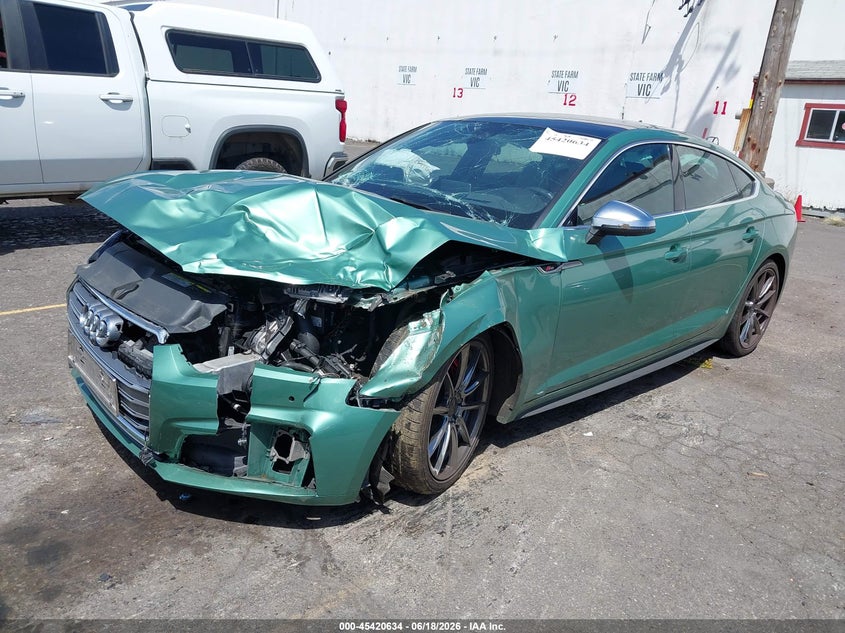 Vin: wauc4cf5xja120595, lot: 45918684, audi s5 3.0t premium plus 20182