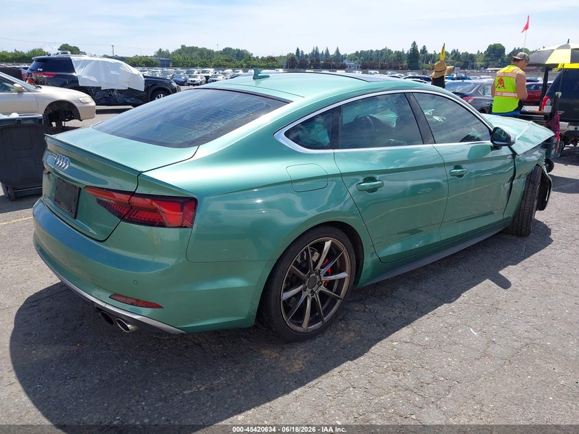 Vin: wauc4cf5xja120595, lot: 45918684, audi s5 3.0t premium plus 20184