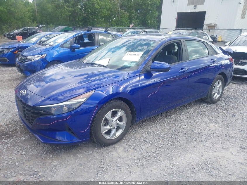 2021 Hyundai Elantra Se KMHLL4AG9MU181293 photo 1