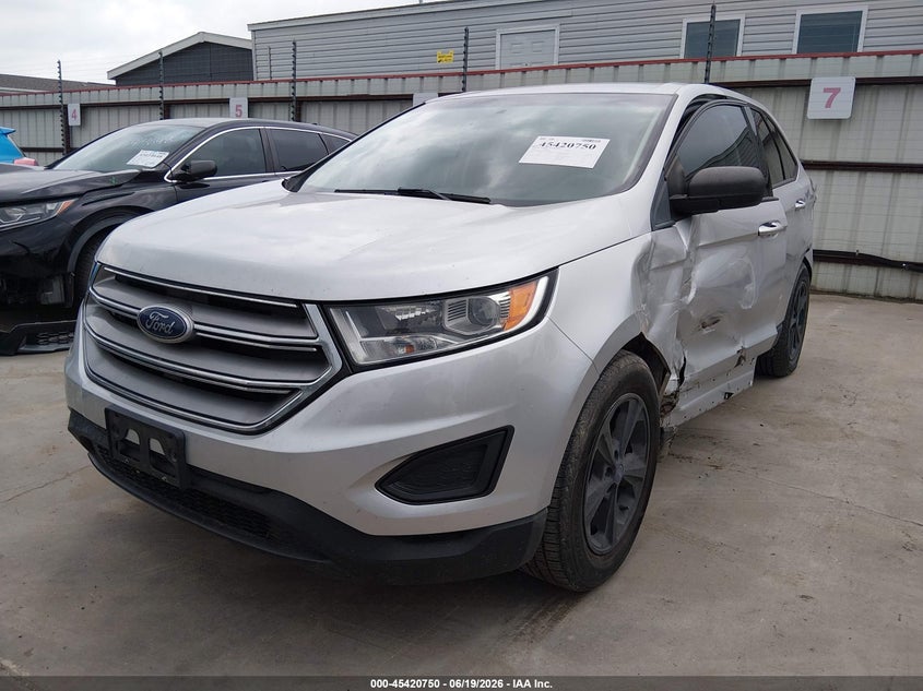 Vin: 2fmpk3g95gbb72608, lot: 45918801, ford edge se 20162