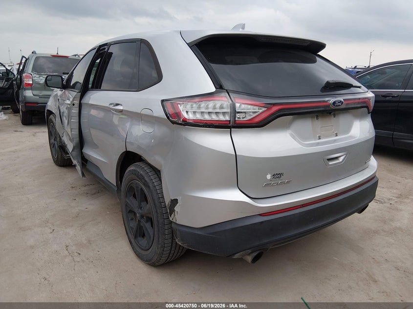 Vin: 2fmpk3g95gbb72608, lot: 45918801, ford edge se 20163