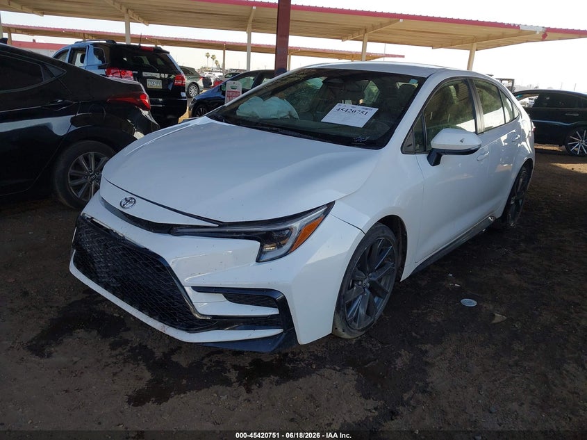 VIN JTDS4MCE4PJ101218 2023 TOYOTA COROLLA SE