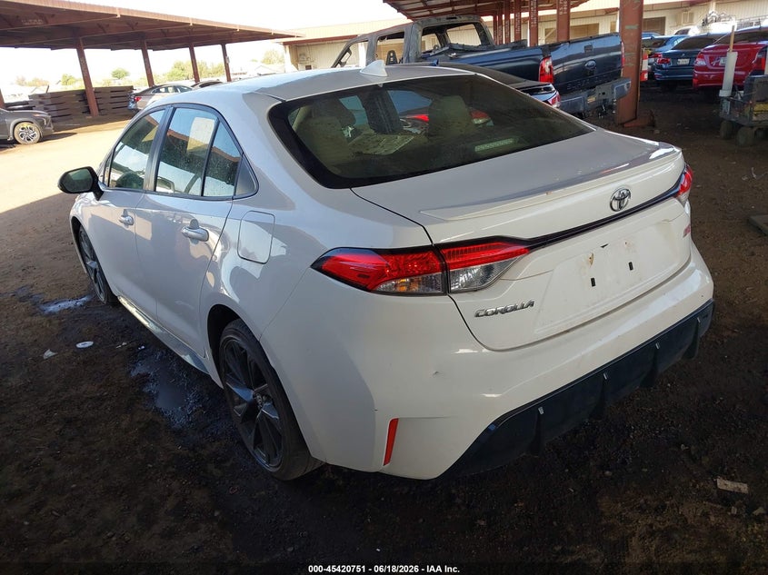 VIN JTDS4MCE4PJ101218 2023 TOYOTA COROLLA SE