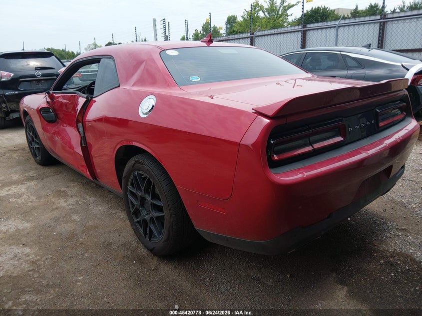 Vin: 2c3cdzag4gh354230, lot: 45918829, dodge challenger sxt plus 20163