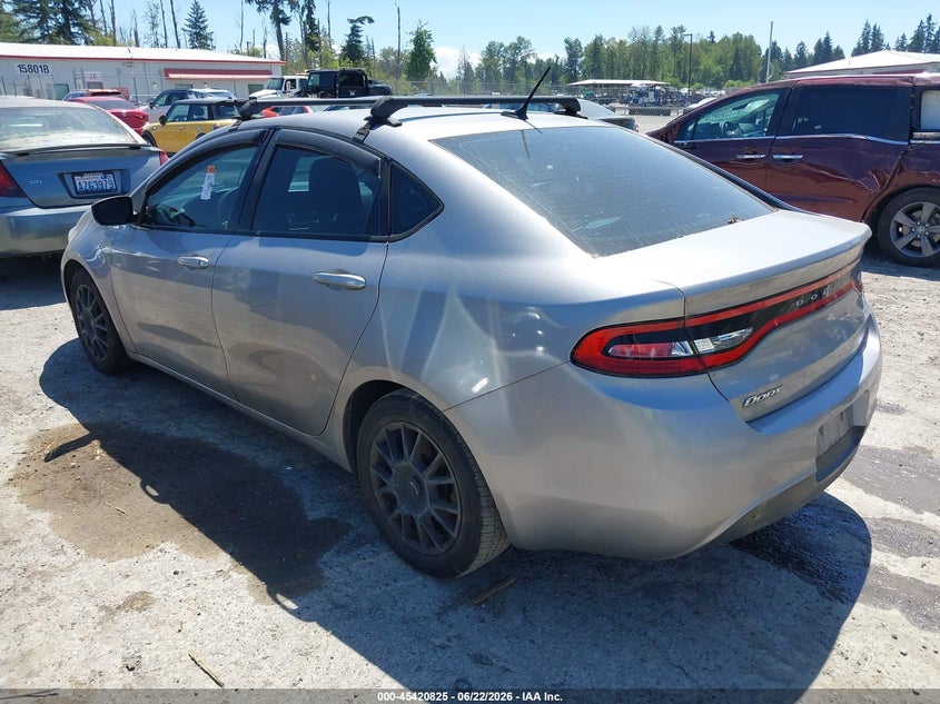 Vin: 1c3cdfaa8gd517159, lot: 45918876, dodge dart se 20163