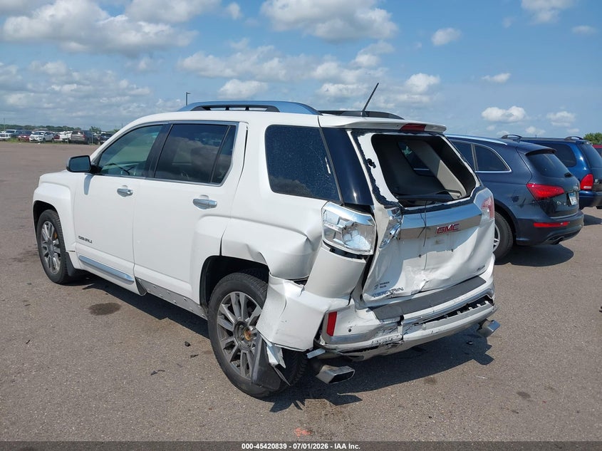 Vin: 2gkflve39h6303237, lot: 45918890, gmc terrain denali 20173