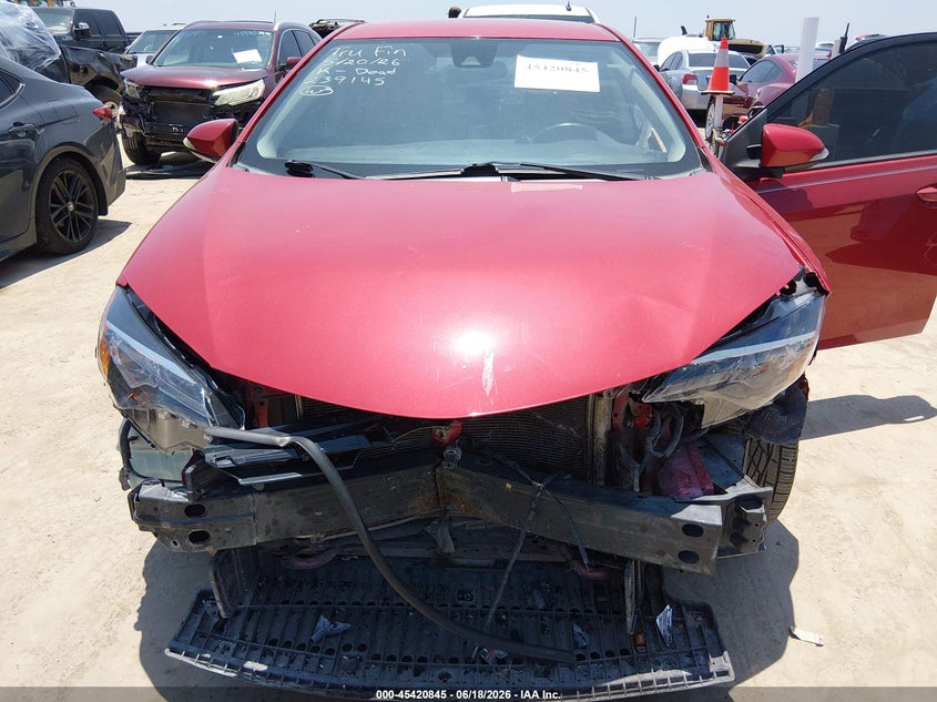 VIN 2T1BURHEXKC239145 2019 TOYOTA COROLLA SE
