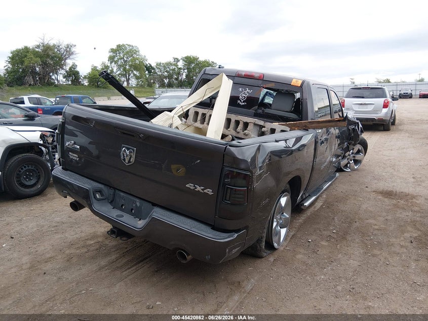 Vin: 1c6rr7lt0fs745282, lot: 45918913, ram 1500 big horn 20154