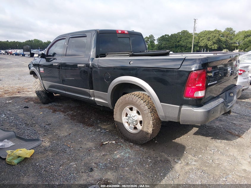 Vin: 3c6ud5dlxcg208871, lot: 45918917, ram 2500 outdoorsman 20123