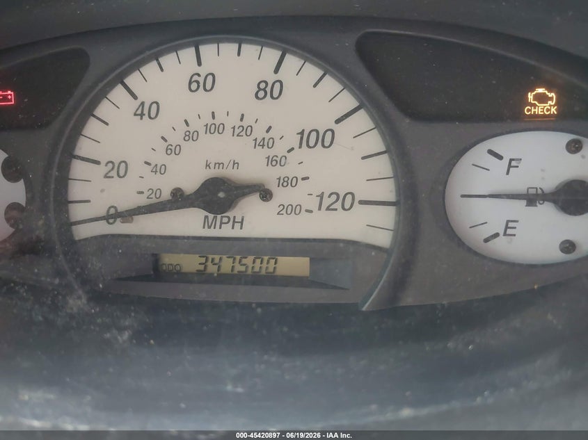2002 Toyota Echo VIN: JTDAT123620249544 Lot: 45420897