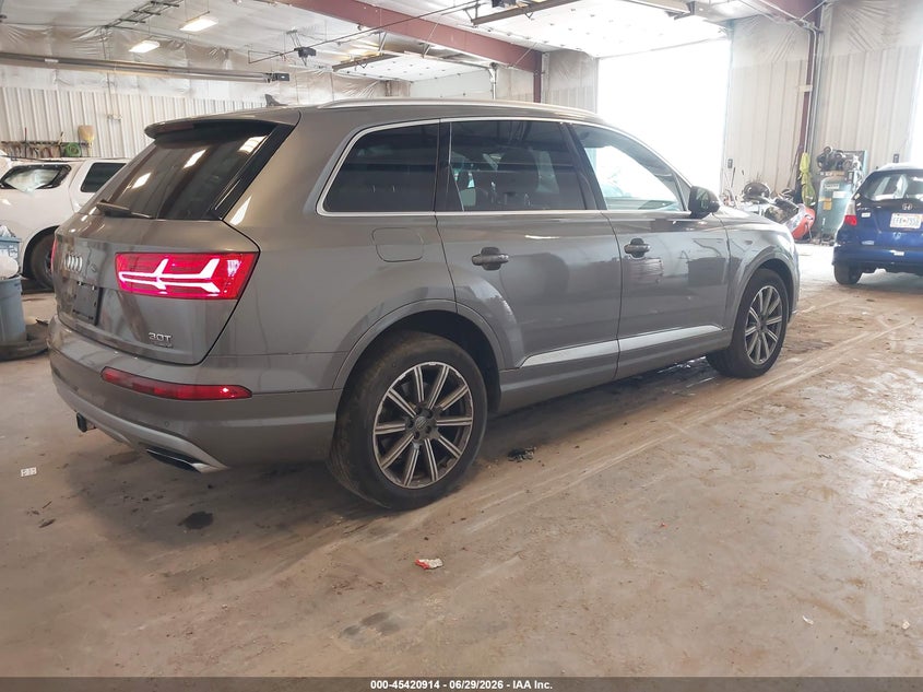 Vin: wa1vaaf74jd011147, lot: 45918965, audi q7 3.0t premium 20184
