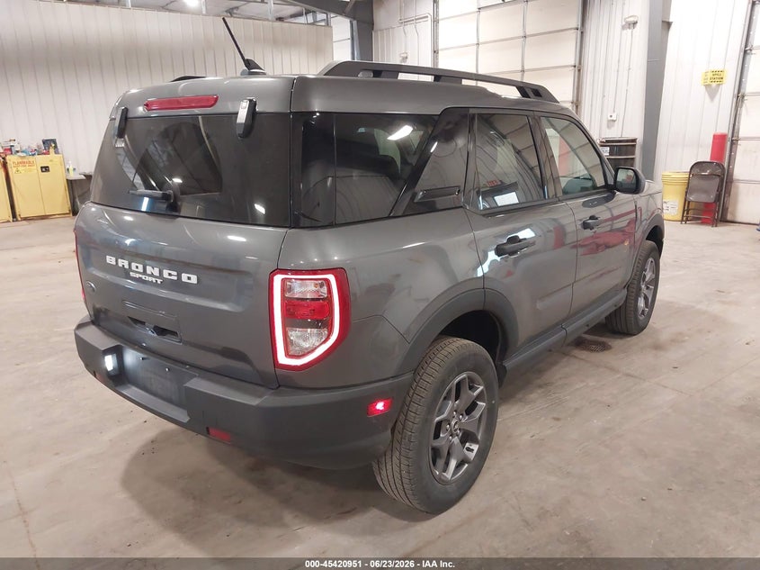 Vin: 3fmcr9d96pre04295, lot: 45919002, ford bronco sport badlands 20234