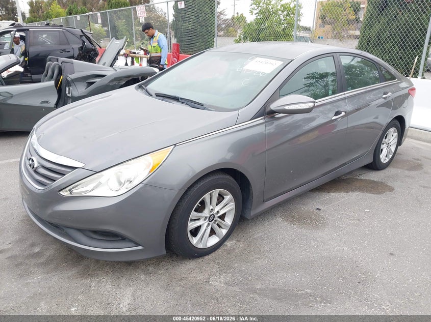 2014 Hyundai Sonata Gls 5NPEB4AC7EH906091 photo 1