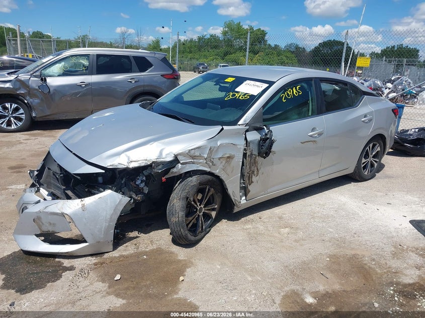 2021 NISSAN SENTRA auction photo 2