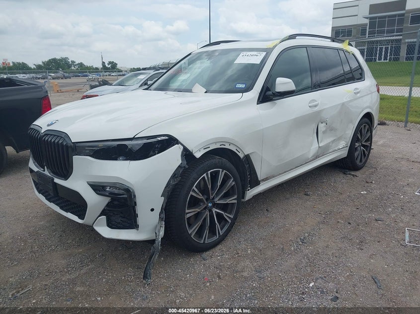 Vin: 5uxcx6c08m9h85944, lot: 45919018, bmw x7 m50i 20212