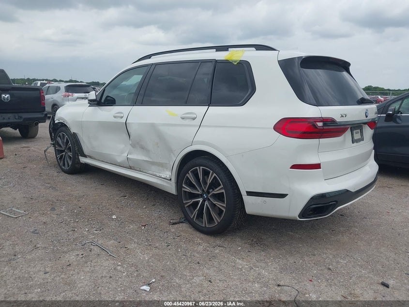 Vin: 5uxcx6c08m9h85944, lot: 45919018, bmw x7 m50i 20213