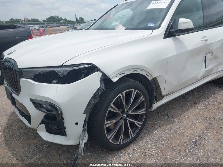2021 BMW X7 M50I VIN: 5UXCX6C08M9H85944 Lot: 45420967