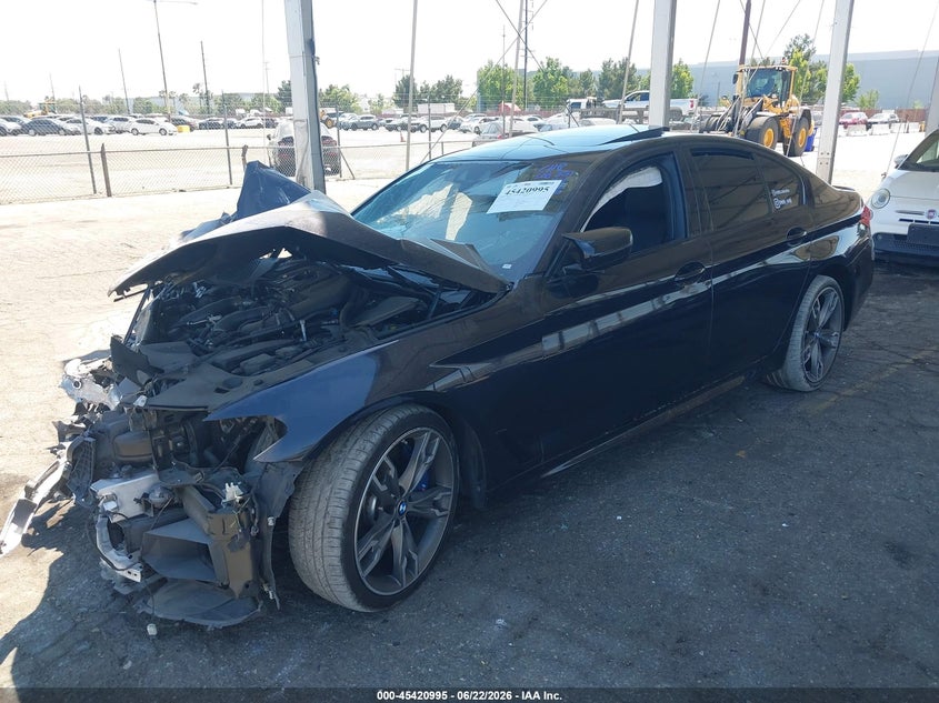 Vin: wbajb9c52kb464485, lot: 45919046, bmw m550i xdrive 20192