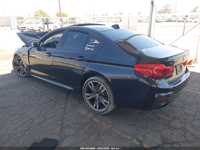 Vin: wbajb9c52kb464485, lot: 45919046, bmw m550i xdrive 20193