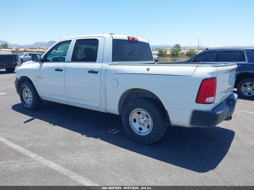 Vin: 1c6rr7kg5js144172, lot: 45919080, ram 1500 tradesman  4x4 5'7 box 20183