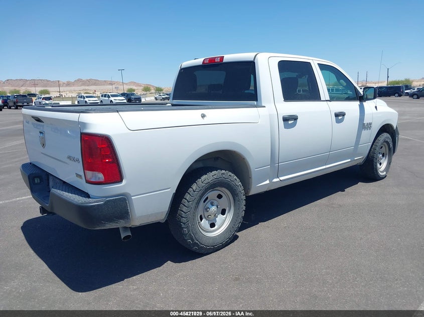 Vin: 1c6rr7kg5js144172, lot: 45919080, ram 1500 tradesman  4x4 5'7 box 20184