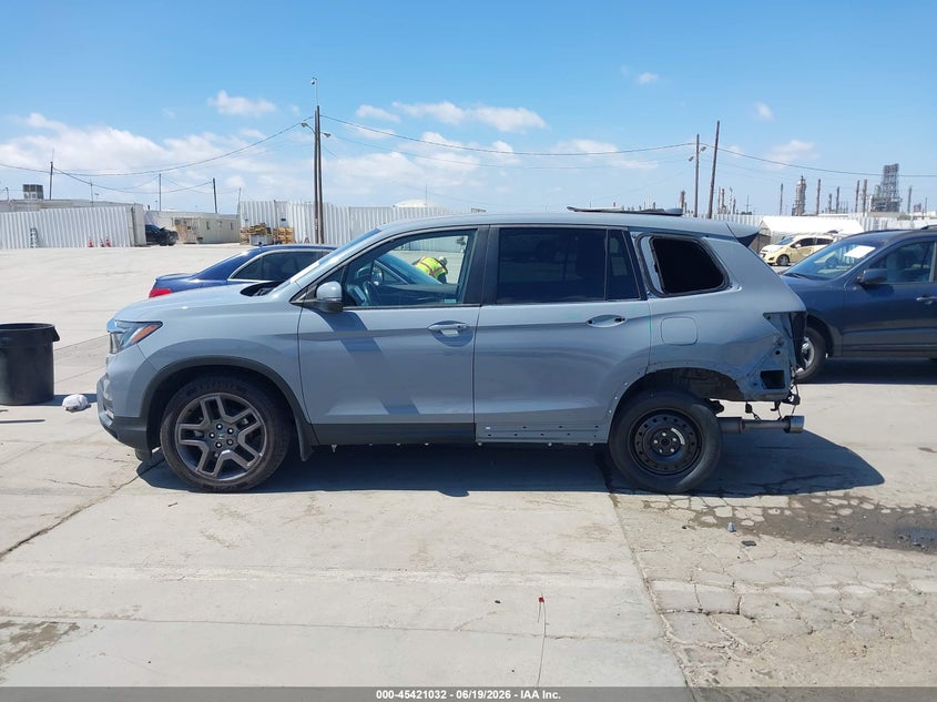 2022 Honda Passport 2Wd Ex-L VIN: 5FNYF7H58NB000282 Lot: 45421032