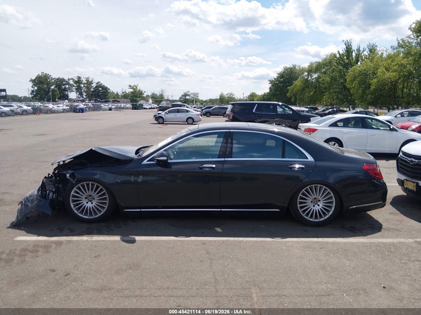 2019 Mercedes-Benz S 560 4Matic VIN: WDDUG8GB9KA472025 Lot: 45421114