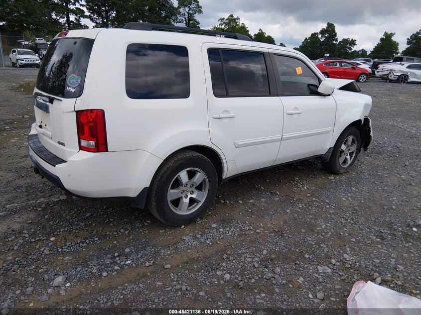 2010 HONDA PILOT auction photo 4