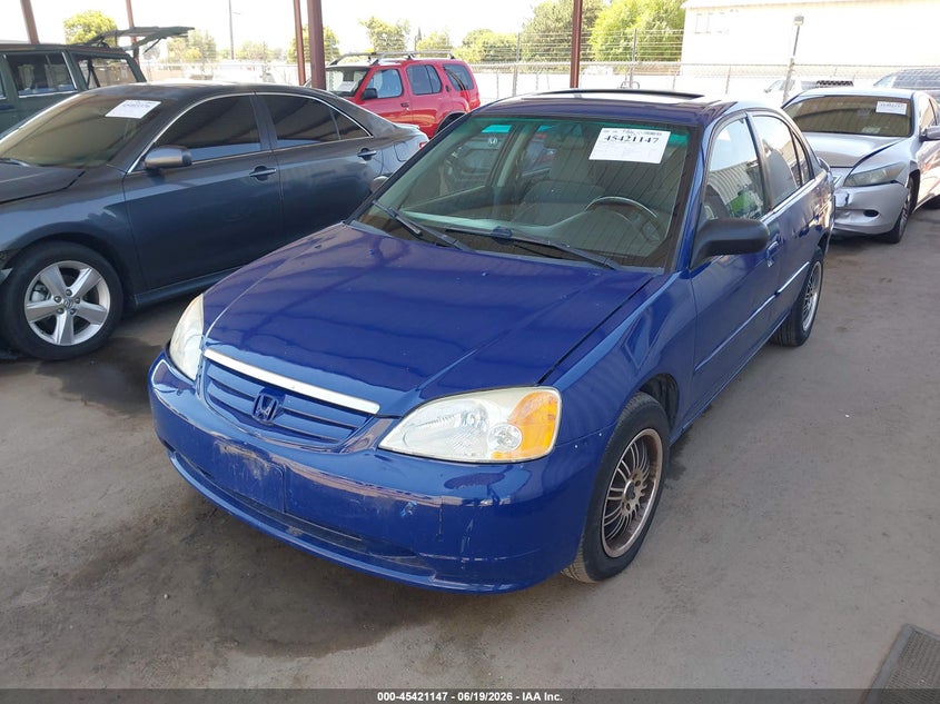 2001 Honda Civic Ex 2HGES26751H562040 photo 1