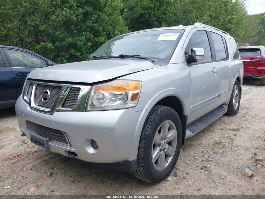 Vin: 5n1aa0nc3bn619505, lot: 45919204, nissan armada platinum 20112